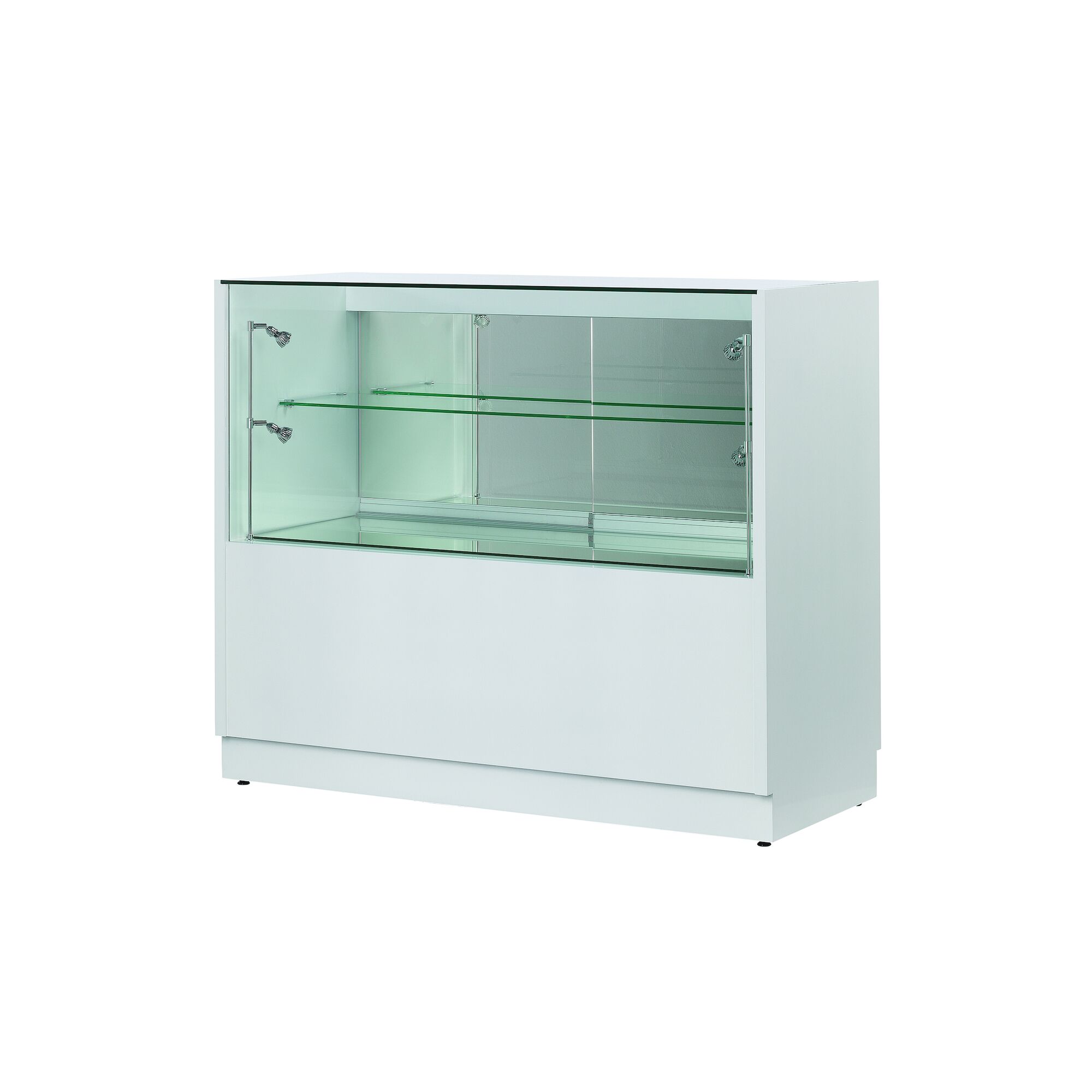 Deluxe White Gloss Shop Counters