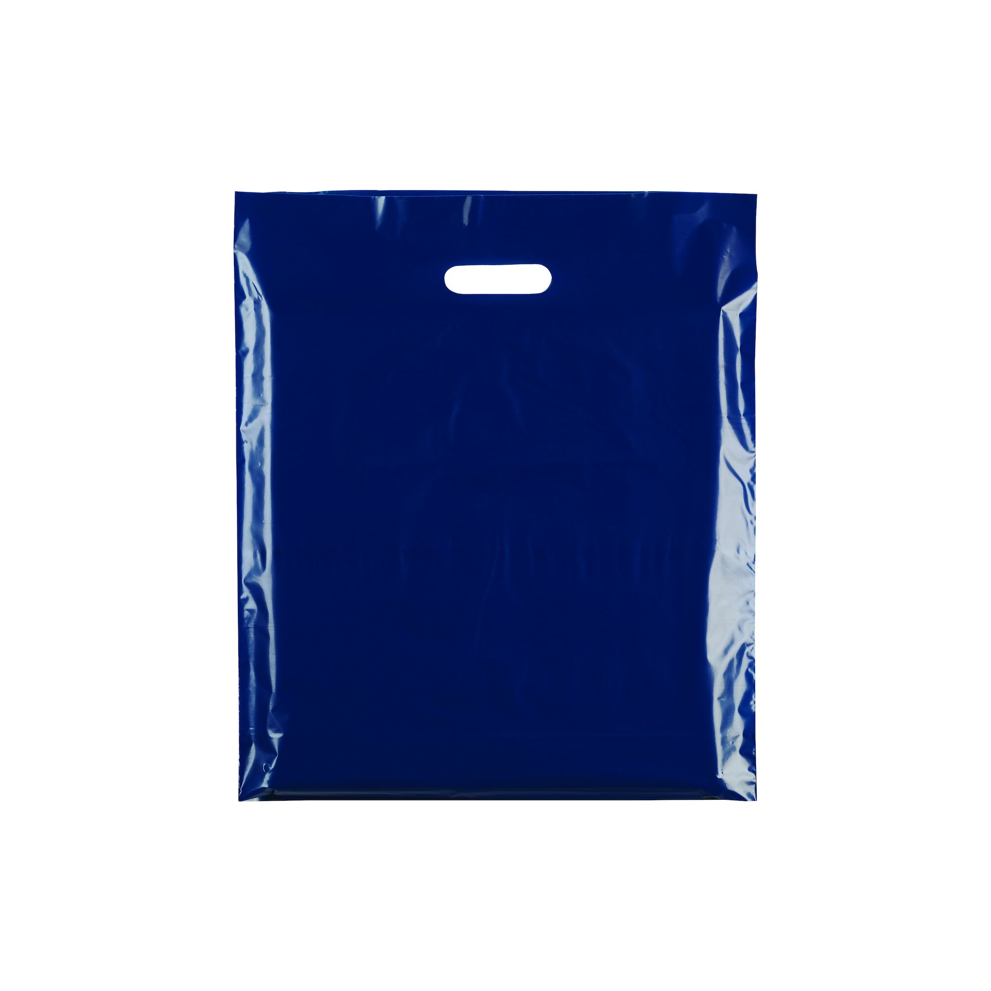 Blue Plastic Carrier Bags