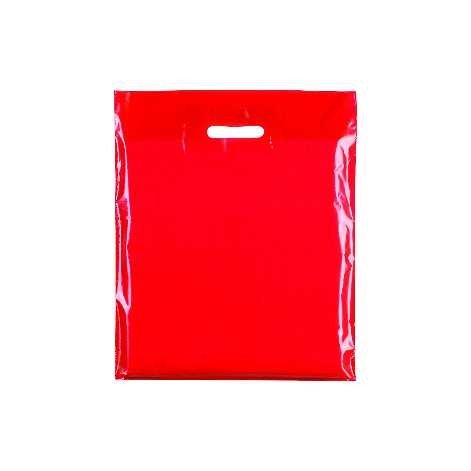 Red Plastic Carrier Bags