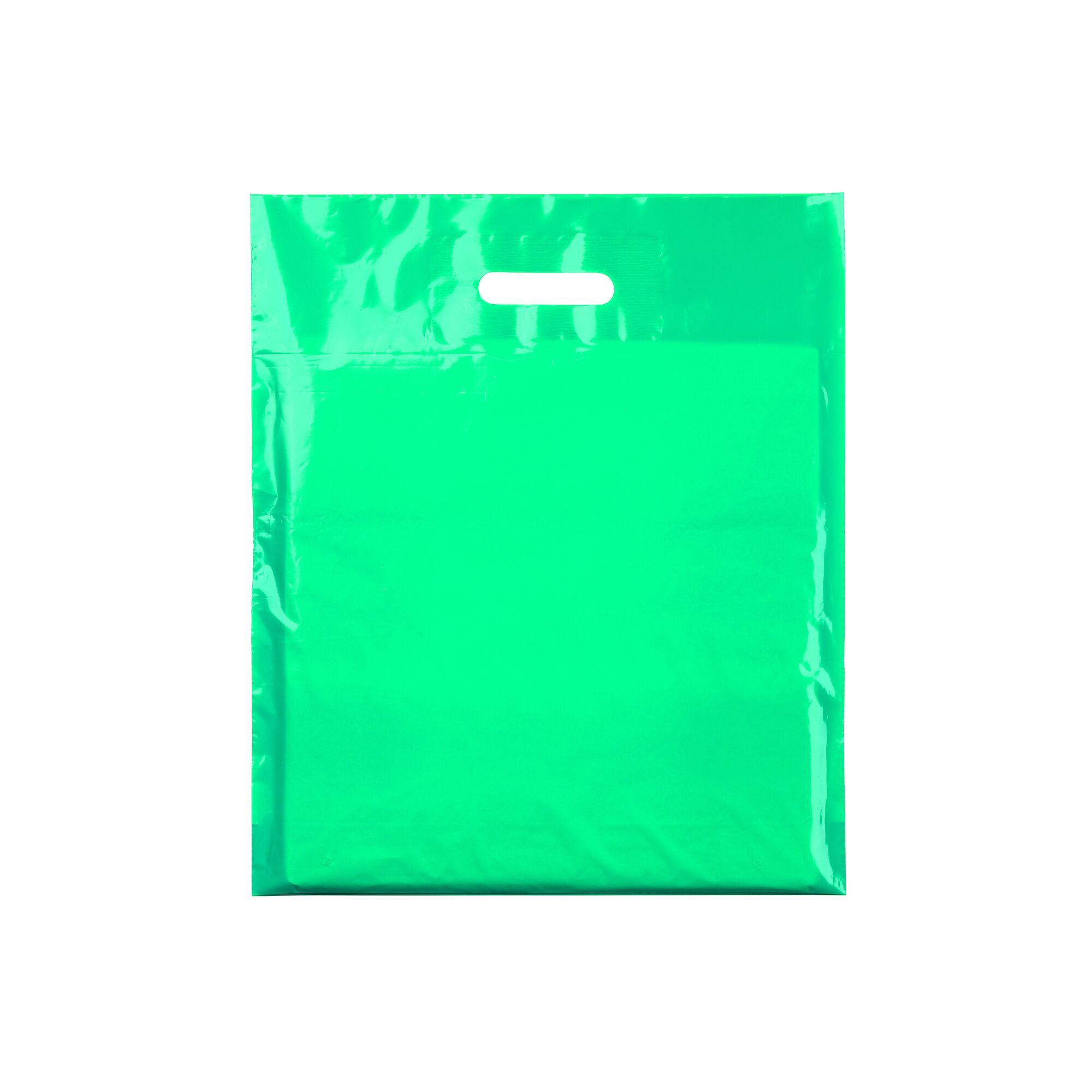 Turquoise Plastic Carrier Bags