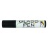 Chisel Tip Glass Pen - Black