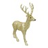 Sequin Gold Reindeer - 28 x 26cm