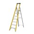 Climb-It Glass Fibre Step Ladder - 7 Tread