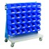 Topstore Single Sided Storage Bin Trolley Kit - 20 x TC5 Blue Bins