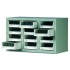Topstore Storage Bin Clear Box Cabinet - 12 Drawers