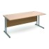Beech Wooden Office Desk - 730 x 1800 x 800mm