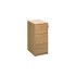 Beech Wooden Filing Cabinet - 3 Drawers