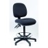 Grey Fabric Draftsman Chair - Castors