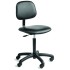 Black Vinyl Heavy Duty Office Chair - Feet