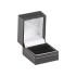 Black Leatherette Jewellery Cases - Ring - 46 x 51 x 38mm