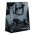 Black Laminated Gloss Paper Carrier Bags - 18 x 22 + 6.5cm