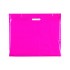 Fuchsia Pink Classic Gloss Plastic Carrier Bags - 56 x 45 + 10cm