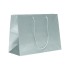 Silver Laminated Matt Paper Carrier Bags - 36 x 26 + 14cm