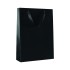 Black Ribbon Handle Matt Paper Carrier Bags - 32 x 44 + 10cm