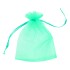 Turquoise Organza Gift Bags - 15 x 20cm