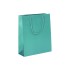 Sea Green Laminated Matt Paper Carrier Bags - 25 x 30 + 9cm