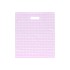 Fuchsia Pink Polka Dot Plastic Carrier Bags - 39 x 45 + 10cm