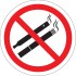 Self Adhesive No Smoking/Vaping Sign - Symbol