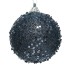 Hanging Glitter Bead Bauble - Night Blue - 8cm