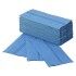 C-Fold Paper Towels - Blue - 1 Ply