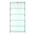 Silver Panorama Glass Display Cabinets - Tall Extra Wide