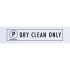 Sew-In Clothing Labels - P Dry Clean Only - Specialist