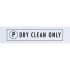 Sew-In Clothing Labels - P Dry Clean Only - Normal