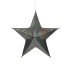 Hanging Metallic Star - Silver - 80cm