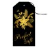 Black Perfect Gift Swing Tags - 48 x 96mm