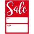 Ribbon Sale Cards - Sale Was/Now - 210 x 297mm