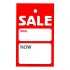 Principal Sale Hanger Tickets Bulkpack - Was/Now - 73 x 122mm