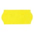 Sato 1 Line Price Gun Labels - Yellow