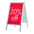 Linear Sale A-Board Posters - 20% Off - 51 x 76cm