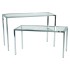 Queen Vogue Chrome Display Table - 71 x 110 x 50cm