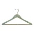 Ultra Distressed Wooden Clothes Hangers - Wishbone With Bar - 44cm