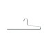 Economy Non-Slip Metal Clothes Hangers - Trouser - 35cm