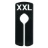 Black Unisex Rail Dividers - XXL