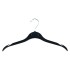 Black Plastic Clothes Hangers - Economy - 36cm
