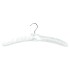 White Padded Wooden Clothes Hangers - Extra Strong - 43cm