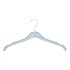 500/23 Grey Plastic Dress Hangers - 41cm