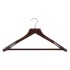 Dark Wooden Clothes Hangers - Suit - 46cm