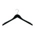 Black Wooden Clothes Hangers - Wishbone - 43cm