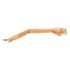 Articulated Male Mannequin Arms - Light Wood