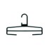 Black Logo Plastic Clothes Hangers - Trouser - 33cm