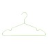 Pastel Green Wire Metal Clothes Hangers - With Notches - 41cm