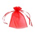 Red Organza Gift Bags - 15 x 20cm