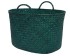 Green Seagrass Oval Display Basket - 20 x 25 x 24cm
