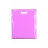 Pink Classic Gloss Plastic Carrier Bags - 39 x 45 + 10cm
