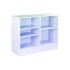 White Slimline Shop Counters - Enclosed