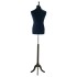 Venice Black Male Tailors Dummy - Wood Stand